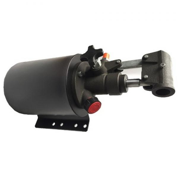 Pompe Hydraulique 12V à Simple Effet avec réservoir en Fer 4L Remorque Levage #1 image